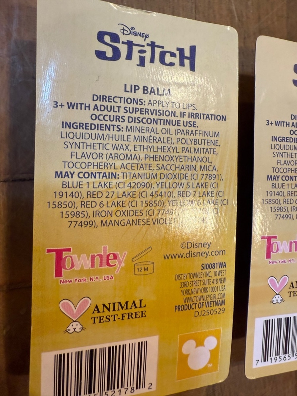 Disney Stitch Lip Balm Twin Pack - Blue, Pink, Purple Brand NEW - Picture 7 of 7